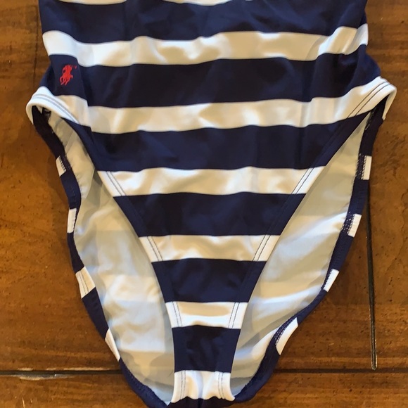 EC Vintage Ralph Lauren Polo Sport Swimsuit Size 12 - Picture 1 of 9